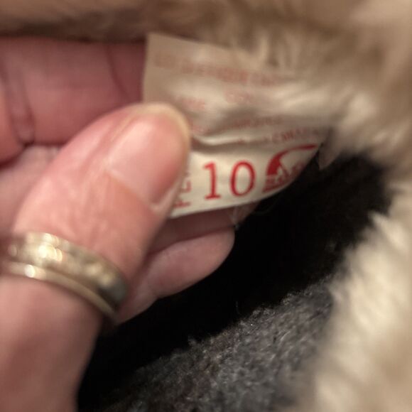 Vintage Sorel Caribou Duck Insulated Leather Winter Boots Waterproof Women Sz 10 - Picture 5 of 16